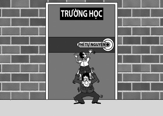 Lạm thu đầu năm học (Ảnh: vtc.vn). Lạm thu đầu năm học (Ảnh: vtc.vn).