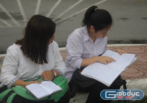 Vừa khai giảng đã biết phương án thi nên thí sinh không cần lo lắng (Ảnh: Thùy Linh) Vừa khai giảng đã biết phương án thi nên thí sinh không cần lo lắng (Ảnh: Thùy Linh)