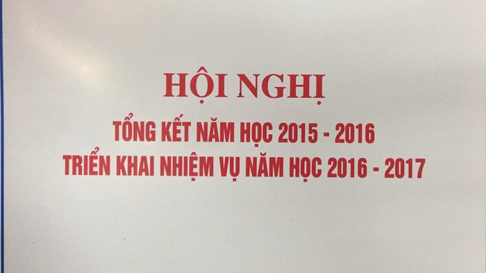 Tài liệu về "Hội nghị tổng kết năm học 2015 - 2016, triển khai nhiệm vụ năm học 2016 - 2017". Tài liệu về "Hội nghị tổng kết năm học 2015 - 2016, triển khai nhiệm vụ năm học 2016 - 2017".