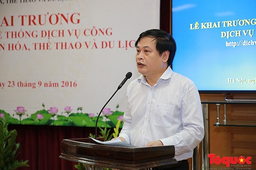 Ông Vi Quang Đạo, Tổng Giám đốc Cổng Thông tin Chính phủ, khẳng định: Bộ là một trong những Bộ đầu tiên đưa vào vận hành hệ thống dịch vụ công trực tuyến mức độ 3. Ông Vi Quang Đạo, Tổng Giám đốc Cổng Thông tin Chính phủ, khẳng định: Bộ là một trong những Bộ đầu tiên đưa vào vận hành hệ thống dịch vụ công trực tuyến mức độ 3.