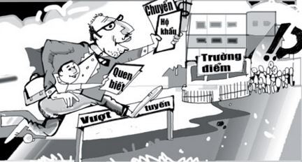 Chạy trường chạy lớp còn tồn tại ở nhiều nơi (Ảnh: congly.com.vn). Chạy trường chạy lớp còn tồn tại ở nhiều nơi (Ảnh: congly.com.vn).