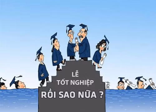 "Suy cho cùng, bằng đại học không phải là tấm vé lên "chuyến bay vinh quang" (Ảnh: phapluatplus.vn).