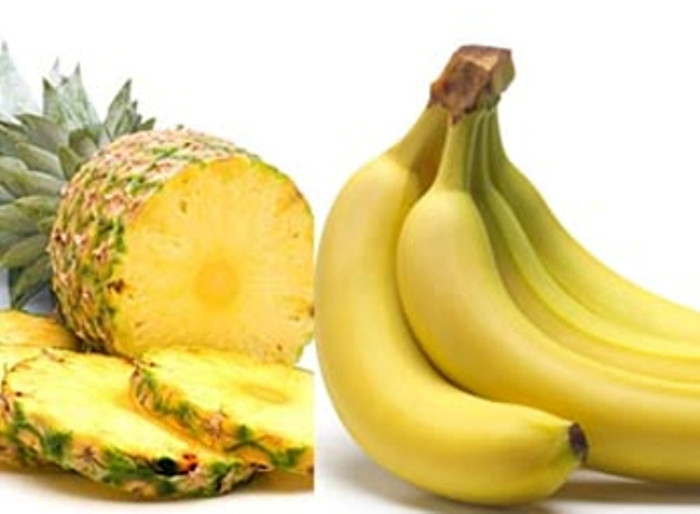 8. Chỉ ăn chuối và dứa: Trong chuối ngoài rất nhiều yếu tố kali còn cũng chứa rất nhiều magiê, nếu chỉ ăn chuối cho bữa sáng, số lượng magiê trong máu sẽ tăng lên đột ngột, và magiê ảnh hưởng đến chức năng hoạt động của tim. Còn nếu chỉ ăn dứa, các enzyme mạnh trong dứa sẽ không tốt cho dạ dày. 8. Chỉ ăn chuối và dứa: Trong chuối ngoài rất nhiều yếu tố kali còn cũng chứa rất nhiều magiê, nếu chỉ ăn chuối cho bữa sáng, số lượng magiê trong máu sẽ tăng lên đột ngột, và magiê ảnh hưởng đến chức năng hoạt động của tim. Còn nếu chỉ ăn dứa, các enzyme mạnh trong dứa sẽ không tốt cho dạ dày.