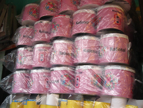 Nồi cơm điện đã được đóng hàng để xuất ra thị trường.