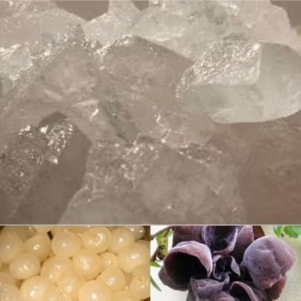 54. Long nhãn 50g, mộc nhĩ đen 3g, đường phèn vừa đủ cho cả 3 thứ vào đun sôi kỹ rồi uống.