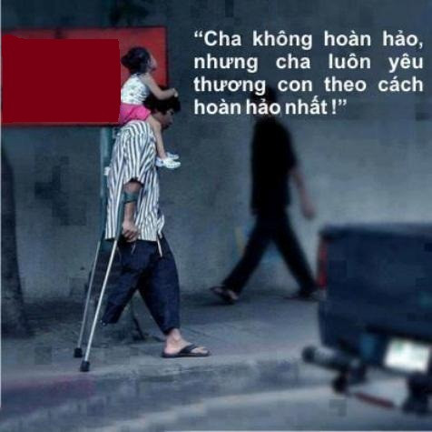 "Cha không hoàn hảo, nhưng cha luôn yêu thương con theo cách hoàn hảo nhất". Bức tranh nói về tình cảm cha con khiến hơn 5,000 trái tim thổn thức. "Cha không hoàn hảo, nhưng cha luôn yêu thương con theo cách hoàn hảo nhất". Bức tranh nói về tình cảm cha con khiến hơn 5,000 trái tim thổn thức.
