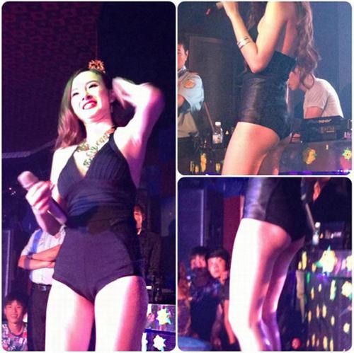 Không chỉ xuất hiện với những bộ đồ hở hang trong bar...