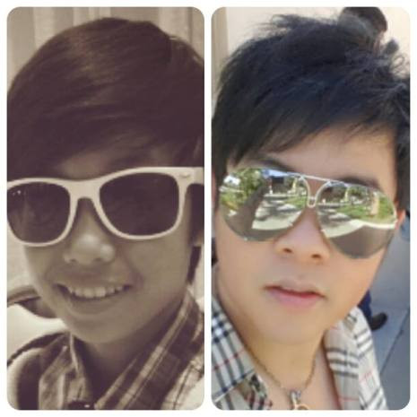 Quang Lê khoe ảnh trước đây 20 năm trên trang cá nhân. anh cho biết: "Thời gian, ngày nào đó mà đã hơn 20 năm rồi".