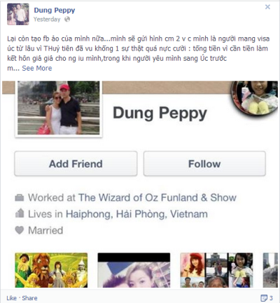 Fan Dung lên tiếng sau khi Thủy Tiên nói cô cần tiền để làm giấy tờ giả. Fan Dung lên tiếng sau khi Thủy Tiên nói cô cần tiền để làm giấy tờ giả.