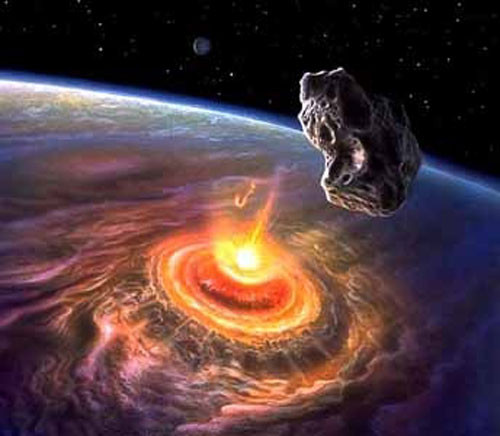 Va chạm với thiên thạch? Va chạm với thiên thạch?