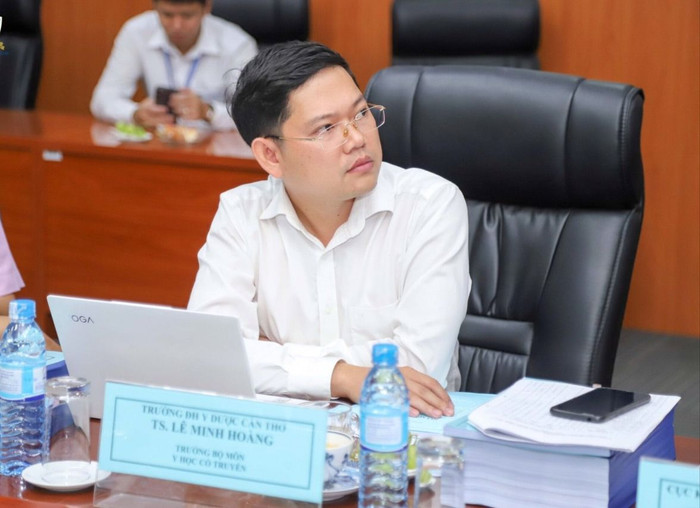 Tiến sĩ Lê Minh Hoàng - Trưởng khoa Y học cổ truyền, Trường Đại học Y Dược Cần Thơ. (Ảnh: Website nhà trường) 370148013_730373625771088_4303075199593865159_n.jpg
