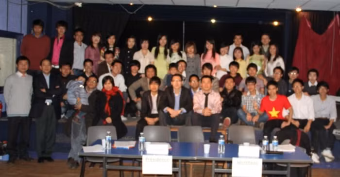 Chụp ảnh lưu niệm tại Đại Hội