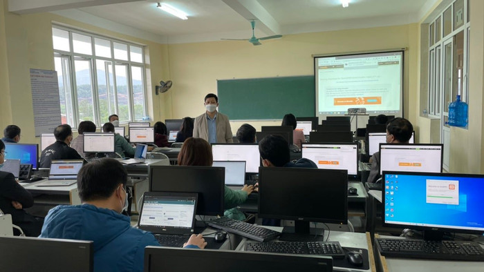 Sở Lao động – Thương binh và Xã hội tỉnh Quảng Ninh đã đặt ra phương hướng, nhiệm vụ trong năm 2023 và những năm tiếp theo nhằm nâng cao hiệu quả chuyển đổi số trong giáo dục nghề nghiệp (Ảnh minh hoạ: CTV) Sở Lao động – Thương binh và Xã hội tỉnh Quảng Ninh đã đặt ra phương hướng, nhiệm vụ trong năm 2023 và những năm tiếp theo nhằm nâng cao hiệu quả chuyển đổi số trong giáo dục nghề nghiệp (Ảnh minh hoạ: CTV)