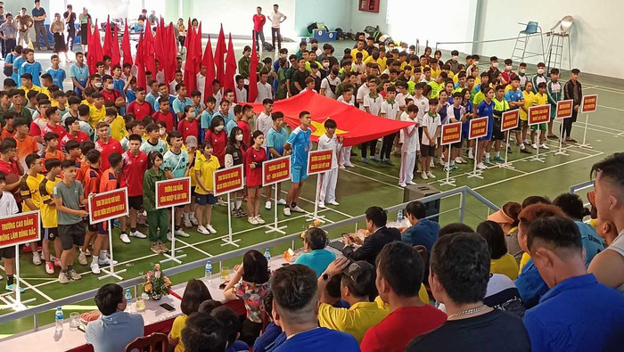 Hội thao học sinh, sinh viên các cơ sở giáo dục nghề nghiệp tỉnh Quảng Ninh năm 2022 thu hút 15 đơn vị tham gia (Ảnh: CTV) Hội thao học sinh, sinh viên các cơ sở giáo dục nghề nghiệp tỉnh Quảng Ninh năm 2022 thu hút 15 đơn vị tham gia (Ảnh: CTV)