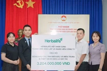 Herbalife Việt Nam đóng góp gần 4 tỷ đồng ủng hộ đồng bào bị thiệt hại bởi thiên tai bão lũ năm 2025