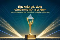 BIDV đạt giải Vàng The Stevie Awards về truyền thông giáo dục tài chính