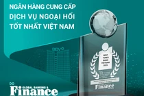 BIDV được vinh danh Ngân hàng cung cấp dịch vụ ngoại hối tốt nhất Việt Nam
