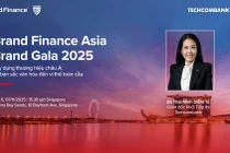 Giám đốc khối tiếp thị Techcombank sẽ tham gia đối thoại tại Diễn đàn thương hiệu hàng đầu châu Á