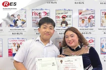 Nhiều học viên RES đạt điểm IELTS 7.5 - 8.5 từ trung học cơ sở