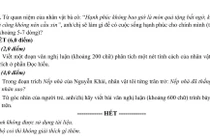 Định hướng ôn thi tốt nghiệp môn Ngữ văn hiệu quả từ đề thi thử nghiệm