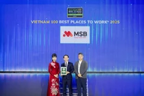 MSB - "Top 100 Nơi làm việc tốt nhất Việt Nam 2025", đạt chứng nhận “Nguồn nhân lực Hạnh phúc”