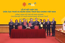 PVcomBank hợp tác với Cục Thuế hỗ trợ hộ kinh doanh kê khai thuế
