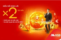 MSB nhân đôi lợi ích cho khách hàng nhận kiều hối