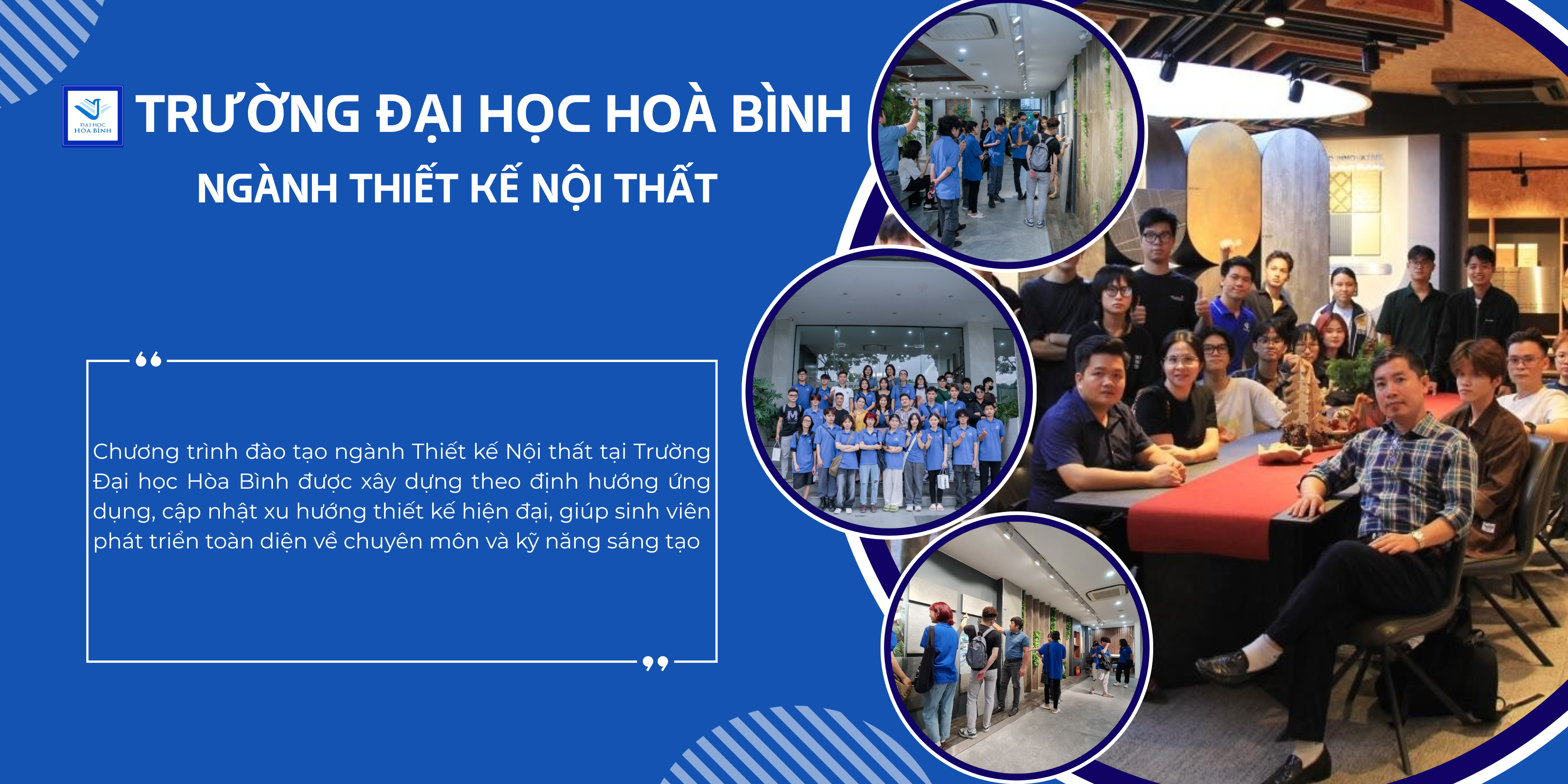 Trường ĐH Hòa Bình: Nhiều SV Thiết kế nội thất được đặt hàng khi chưa ra trường