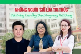 Những thầy cô "giữ lửa tri thức", lan tỏa tâm huyết nghề dạy học tại CĐ Dược Trung ương Hải Dương
