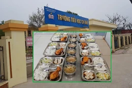Sau lùm xùm, Tiểu học Cự Khê đã chọn được đơn vị cung cấp bữa ăn bán trú mới