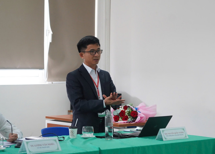 Thạc sĩ Nguyễn Quốc Vương - Phó trưởng khoa Khoa Công nghệ thông tin, Trường Đại học Đông Á. Ảnh: NTCC.