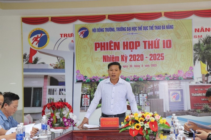 Tiến sĩ Nguyễn Văn Long, Chủ tịch Hội đồng trường Trường Đại học Thể dục thể thao Đà Nẵng. Ảnh: dsu.edu.vn 2638239963857467454.jpg