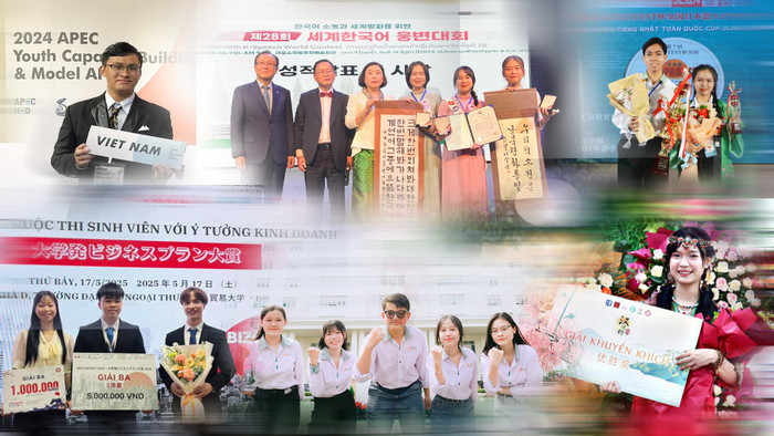 SV khối ngành Ngôn ngữ, Trường Đại học Đông Á liên tục đạt được thứ hạng cao tại các cuộc thi lớn trong và ngoài nước. Ảnh: NTCC. khoinn-anh1.png