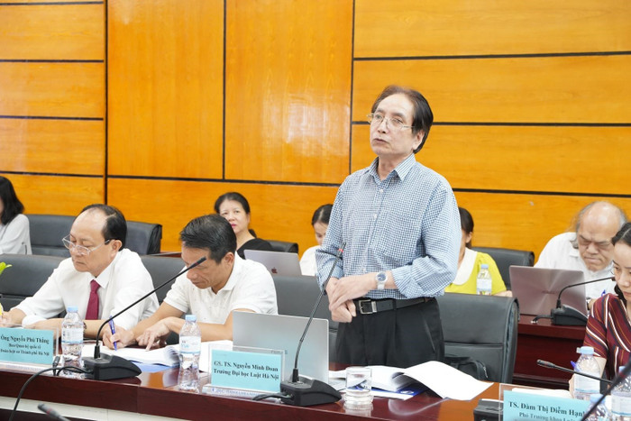 Giáo sư, Tiến sĩ Nguyễn Minh Đoan - Nguyên Phó trưởng khoa Khoa Pháp luật Hành chính - Nhà nước, Trường Đại học Luật Hà Nội. Ảnh: research.hlu.edu.vn.