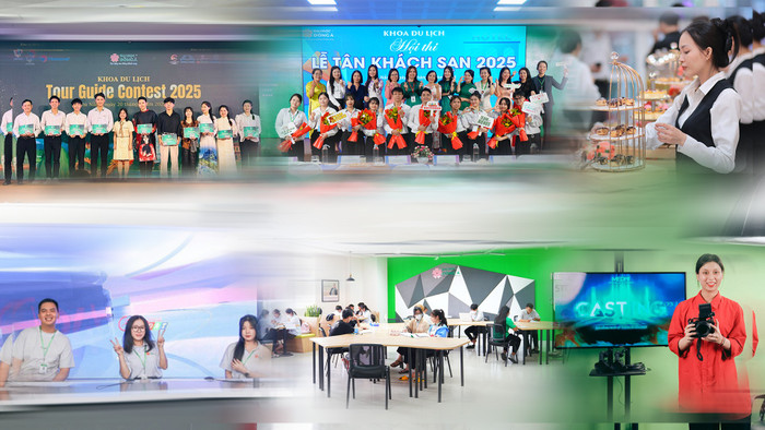 Môi trường học tập năng động, chú trọng năng lực thực hành của sinh viên khối ngành Kinh doanh Quản lý, Trường Đại học Đông Á. Ảnh: NTCC. khoikte-anh1.png
