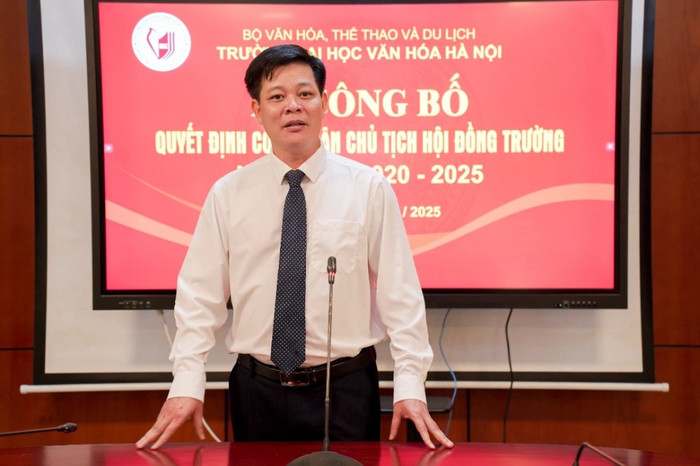 Phó Giáo sư, Tiến sĩ Trương Đại Lượng - Chủ tịch Hội đồng trường Trường Đại học Văn hóa Hà Nội. Ảnh: huc.edu.vn kt3pg1hptgtpg1mju54l8jkx-x-1.jpg
