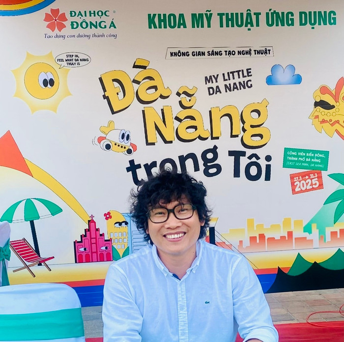 Tiến sĩ Nguyễn Vũ Lân - Trưởng khoa Mỹ thuật ứng dụng, Trường Đại học Đông Á. Ảnh: NVCC. z6782620460201-b206c9f8fce2ac115808ad8538c8034b.jpg