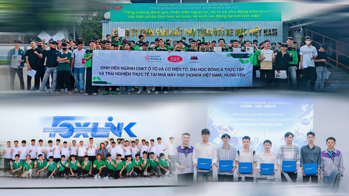Sinh viên Khối kỹ thuật, Trường Đại học Đông Á tham gia internship và làm việc tại các tập đoàn Nhật Bản. Ảnh: NTCC. khoikth-anh2.png