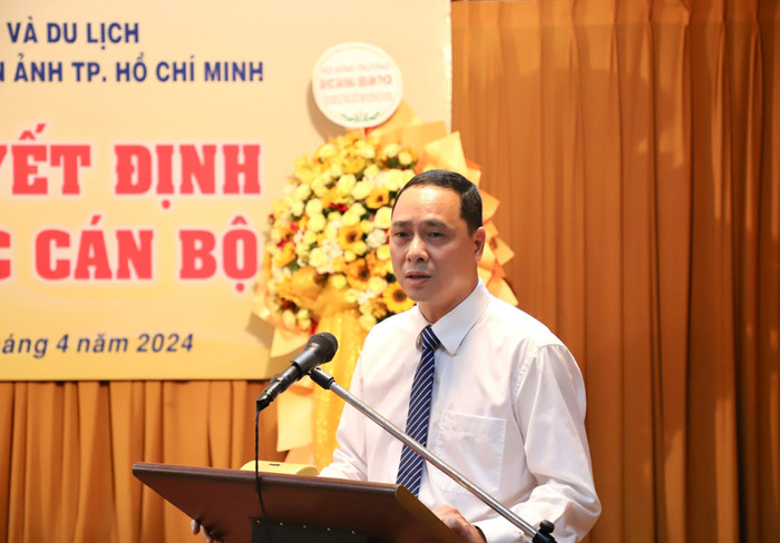 Tiến sĩ Phạm Huy Quang - Hiệu trưởng Trường Đại học Sân khấu Điện ảnh Thành phố Hồ Chí Minh. Ảnh: bvhttdl.gov.vn 3ac7bc5e-e9e0-41d5-b10d-31982ea3ca74-17122243090231245739853-1712304990266-1712304991308277111139.jpg