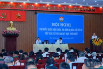 Chủ tịch Quốc hội Trần Thanh Mẫn tiếp xúc cử tri tại Thành phố Hồ Chí Minh