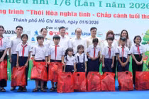 Các em nhỏ phường Thới Hòa - Thành phố Hồ Chí Minh trong ngày hội của tuổi thơ.