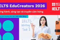 Giải thưởng lên đến 320 triệu đồng dành cho những giáo viên giảng dạy IELTS tại Việt Nam