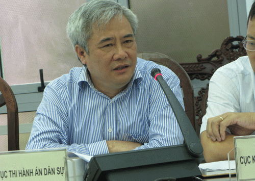 Ông Hoàng Sỹ Thành - Quyền Tổng Cục trưởng Tổng cục Thi hành án dân sự (Bộ Tư pháp).