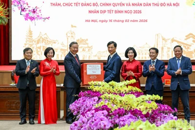 Tổng Bí thư Tô Lâm chúc Tết Đảng bộ, chính quyền, nhân dân Thủ đô