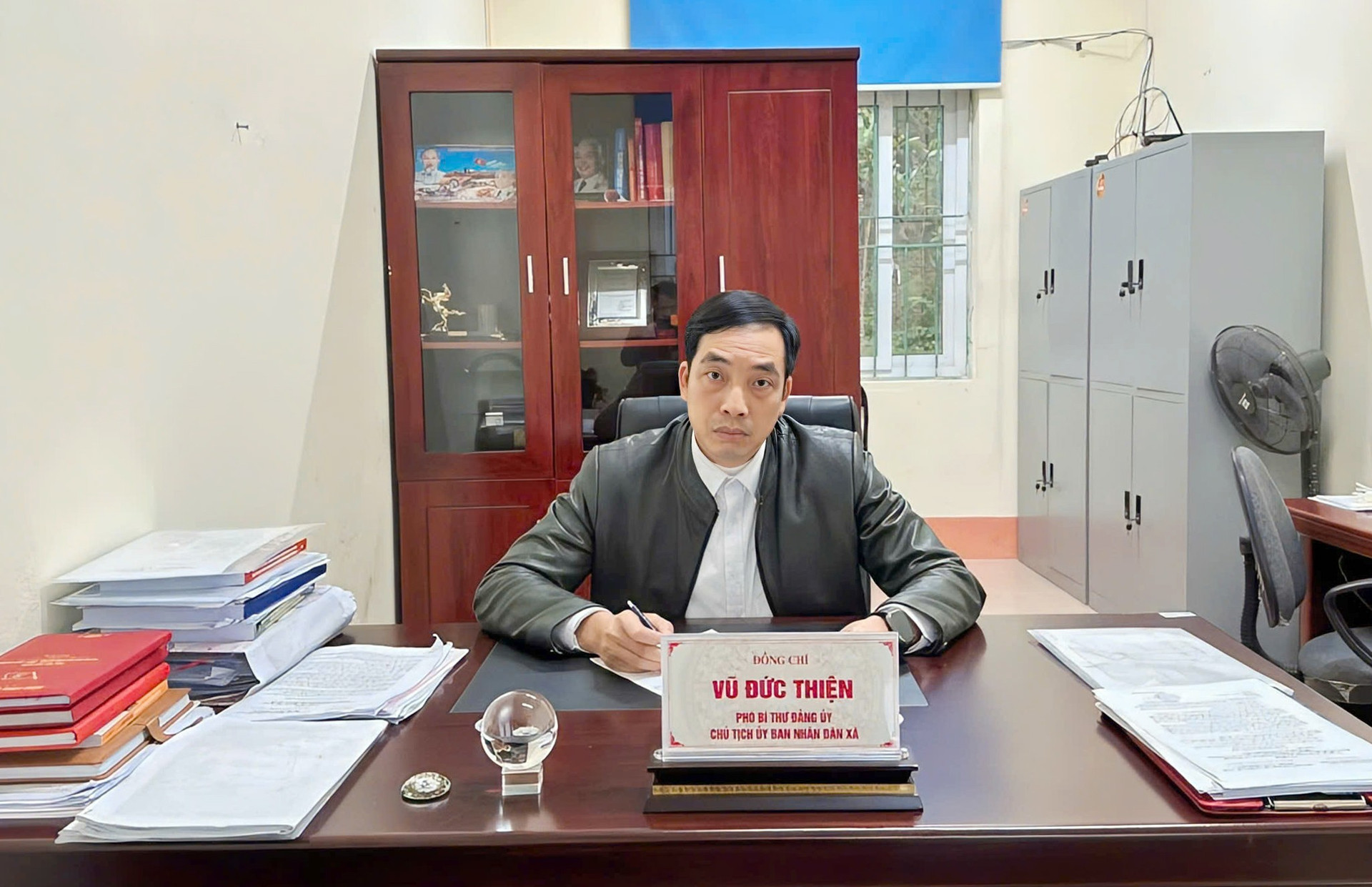 Ông Vũ Đức Thiện - Phó Bí thư Đảng ủy, Chủ tịch Ủy ban nhân dân xã Đức Long (tỉnh Cao Bằng). Ảnh: NVCC.