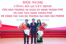PGS.TS Bùi Xuân Hải được bổ nhiệm là Bí thư Đảng ủy kiêm Hiệu trưởng Trường ĐH Hải Phòng