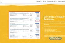 Major Academy trúng thầu dạy tiếng Anh liên kết ở nhiều trường công, có gói trị giá hơn 5,8 tỷ đồng