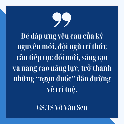 Để đáp ứng yêu cầu của kỷ nguyên mới, đội ngũ trí thức cần tiếp tục đổi mới, sáng tạo và nâng cao năng lực, trở thành những ngọn đuốc” dẫn đường về trí tuệ (2).png