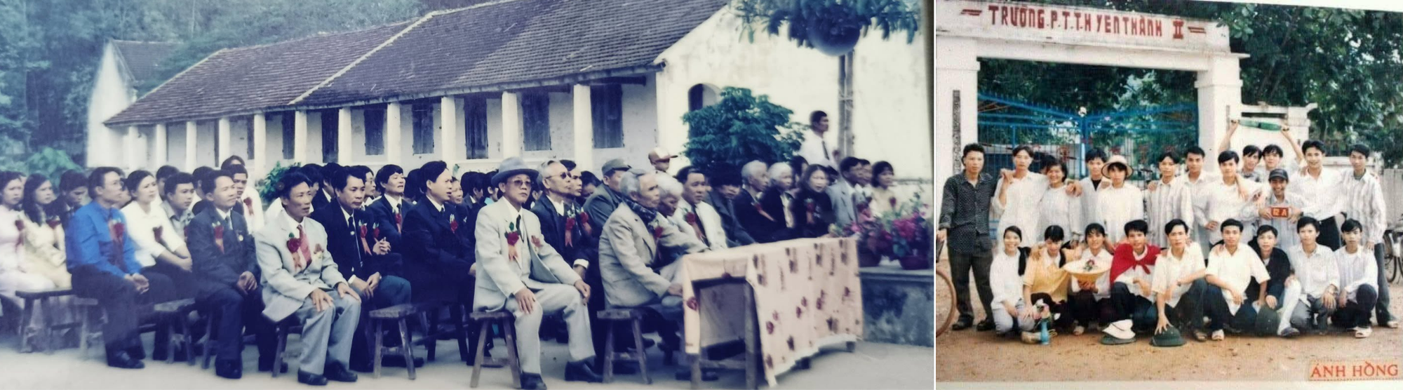 Tư liệu về thầy và trò Trường Trung học phổ thông Yên Thành 2 trong những năm tháng đầu xây dựng và phát triển. Ảnh tư liệu