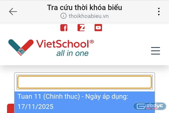Trường tôi, tuần nào cũng phải thay đổi thời khóa biểu